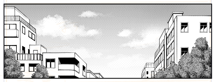 即席なんちゃって背景。背景は未だ苦手。 