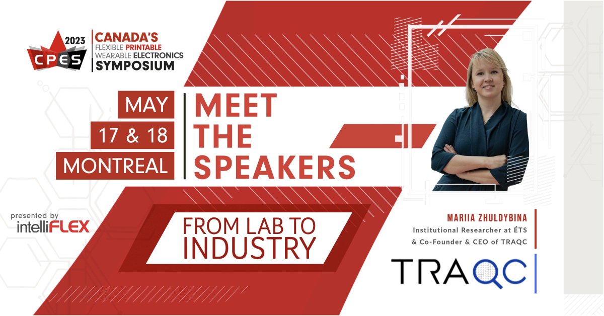 intelliFLEX (@intelliflex_org) on Twitter photo Join us for a deep-dive into QC for High Throughput Printing with Mariia Zhuldybina of TRAQC at #CPES2023 Get your early bird tickets now!
Register today: lnkd.in/ex2NCzZj
May 17-18th <a href="/etsmtl/">École de technologie supérieure</a>
#PrintedElectronics #FlexibleElectronics #Wearables #HybridElectronics Join us for a deep-dive into QC for High Throughput Printing with Mariia Zhuldybina of TRAQC at #CPES2023 Get your early bird tickets now!
Register today: lnkd.in/ex2NCzZj
May 17-18th <a href="/etsmtl/">École de technologie supérieure</a>
#PrintedElectronics #FlexibleElectronics #Wearables #HybridElectronics