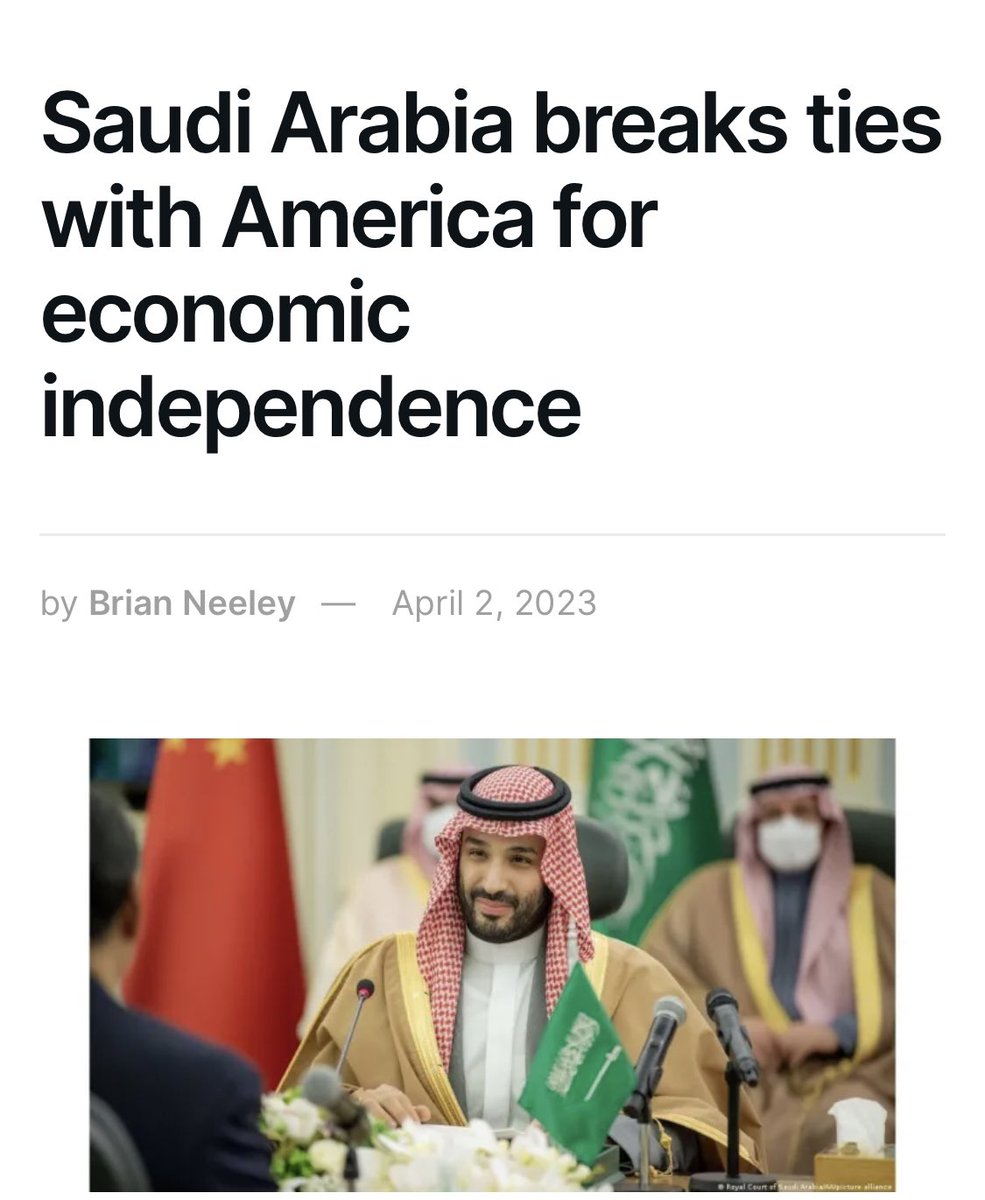 Is the Saudi oil output cut a direct challenge to the USA since it effectively reversed the impact of the Biden oil sales from the Strategic Oil Reserve?