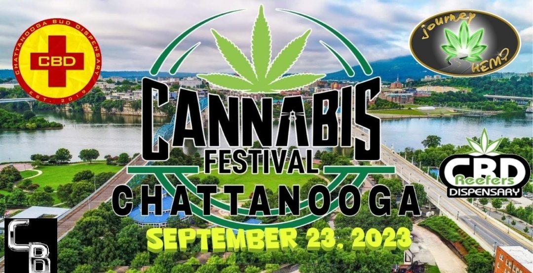Dont miss out on Food*Music* CBD at  Chattanooga's 2nd annual Cannabis Festival Free to public