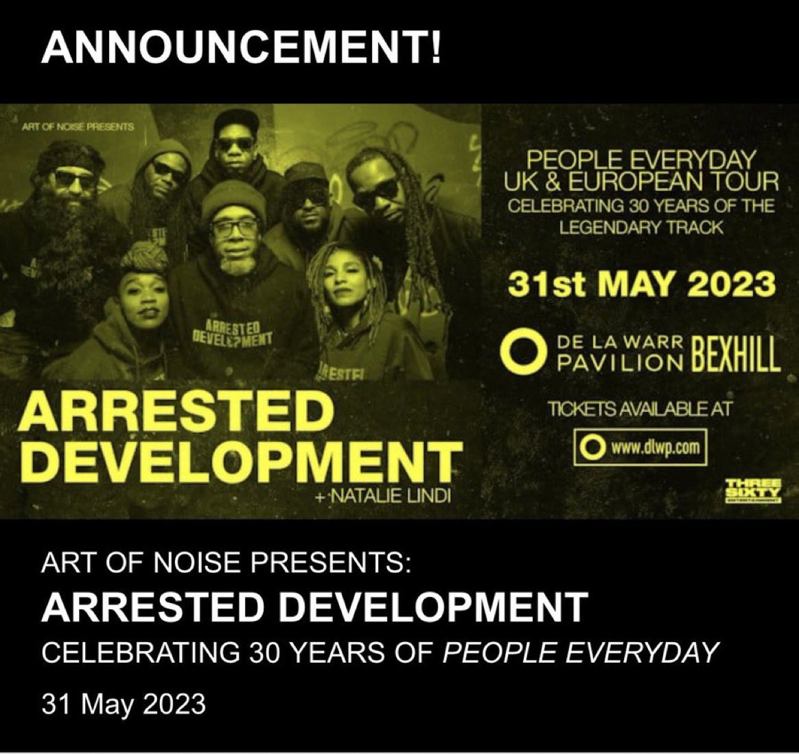 Get Tix Today! #ArrestedDevelopment ADtheBand.com for all dates