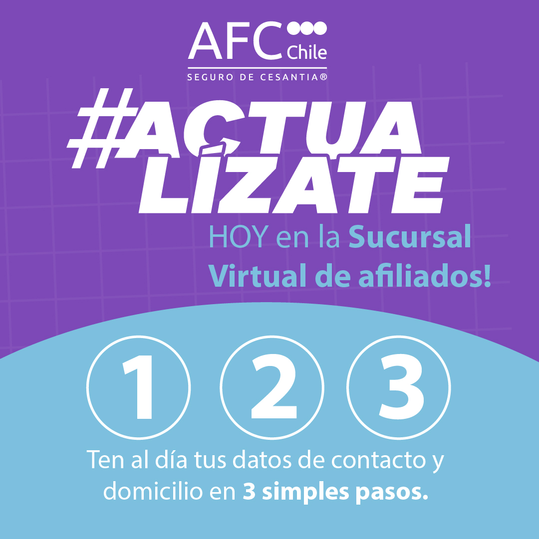 AFC Chile on Twitter "ACTUALÍZATE 🤳 ¡Actualiza tus datos de contacto