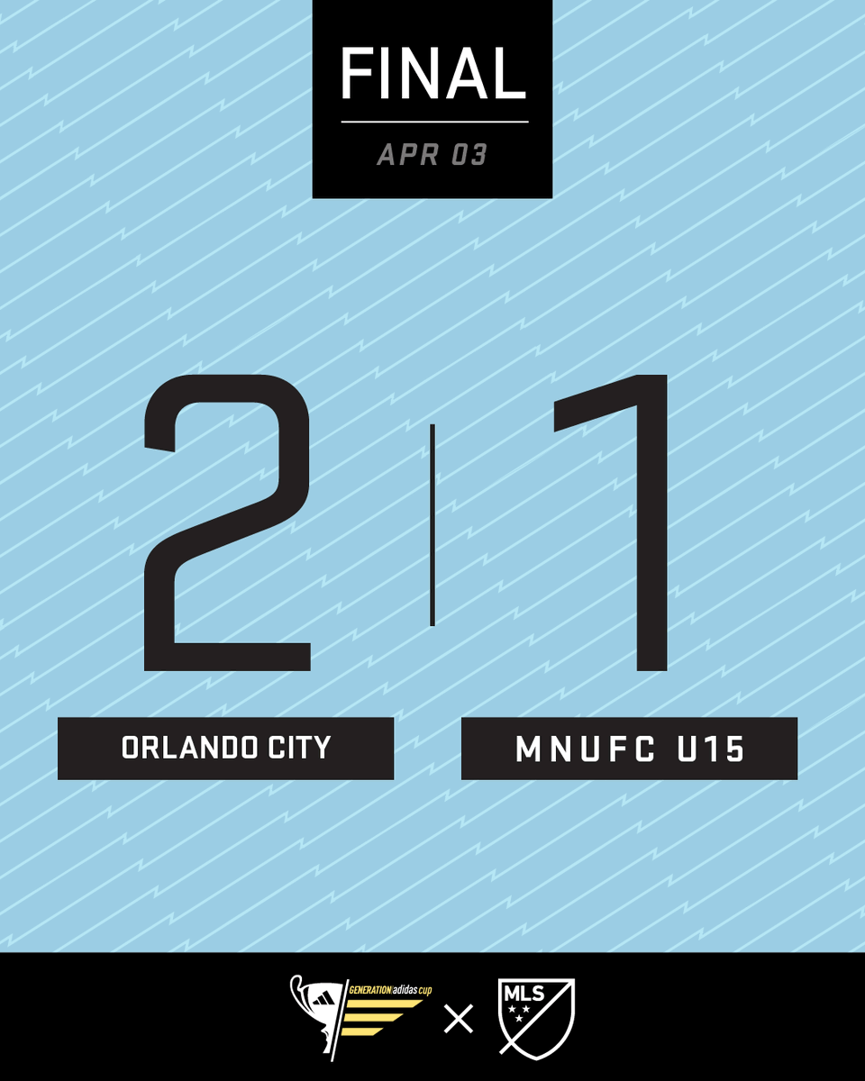 MNUFC_Academy's tweet photo. Tough result in a tough group.
Tim Dennis converted a penalty, but the U15 Loons fall to Orlando City. https://t.co/ROChiIfh9T