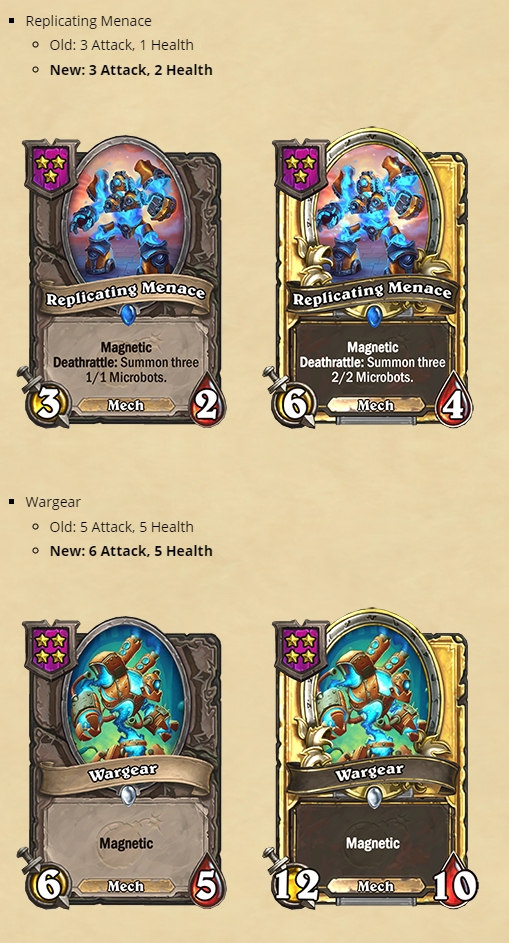 Hearthstone Top Decks💙 on Twitter "In Battlegrounds, Mechs are getting