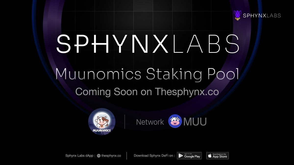 muunomics's tweet photo. Staking Pool Update!
Muunomics getting more bullish lately! Earn passive income on your muunomics ON Muunomics staking pool coming live soon. 
Go grab more muunomics and be ready for the big release. Join us! Don't miss the train!!
@SphynxLabs @obitocrypto
#muunomics  #MuuChain https://t.co/gN1wNC6P10