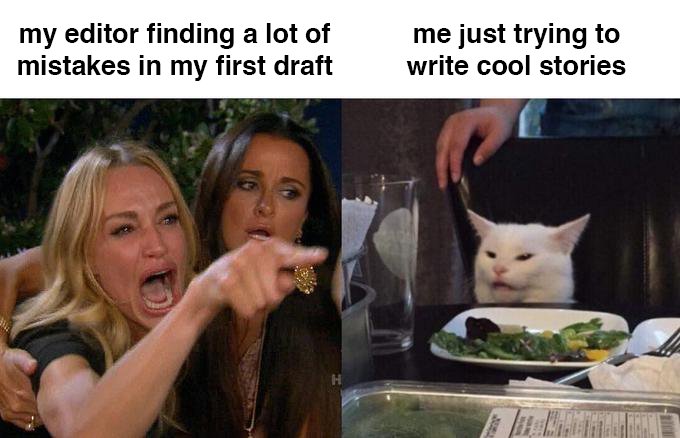 It's true though! 🤣😂

#writerstruggles #writermemes #writingmemes #authormemes #writingstruggles
#authorstruggles
#amwriting #amwritingromance #romancewriters #romancewritersoftwitter #writingcommunity #writingcommunityoftwitter #writing #writersoftwitter