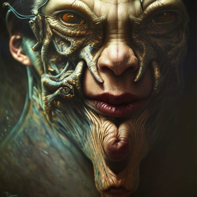 Junglefowl Man
opensea.io/assets/ethereu…
#nftcollector #NFTs #NFTCommunity #NFTcollections #NFTartist #nft #NFTartworks #OpenSeaNFT #opensea #nftart #ai #hybrid #humanhybrid #Islandoftheoutcasts #creature #portrait