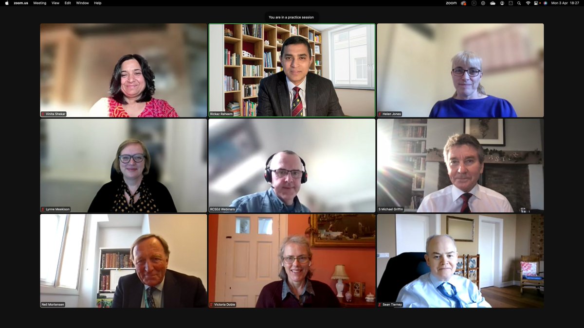 All set to start the webinar to launch ISECSN website
<a href="/smgriffin3/">Prof Michael Griffin</a> <a href="/shekar_vinita/">vinita shekar</a> <a href="/memukadam/">Majid Mukadam</a> <a href="/RCSEd/">The Royal College of Surgeons of Edinburgh</a> <a href="/RCSnews/">The Royal College of Surgeons of England</a>
