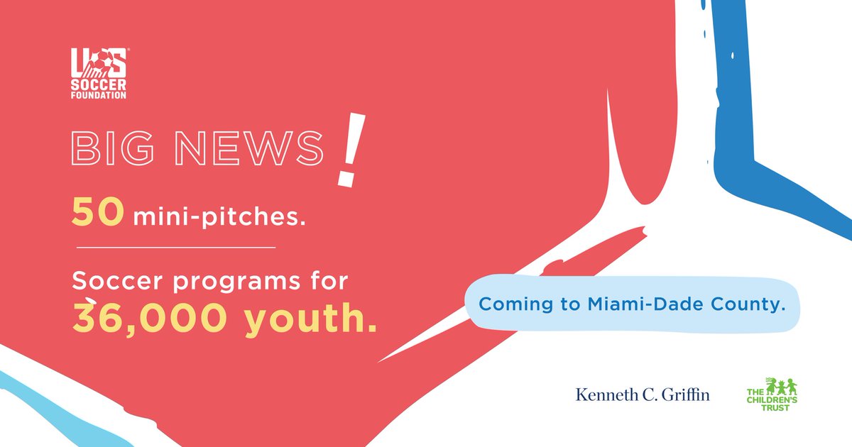 The news is out! We’re excited to announce the new Miami-Dade County Soccer Initiative!