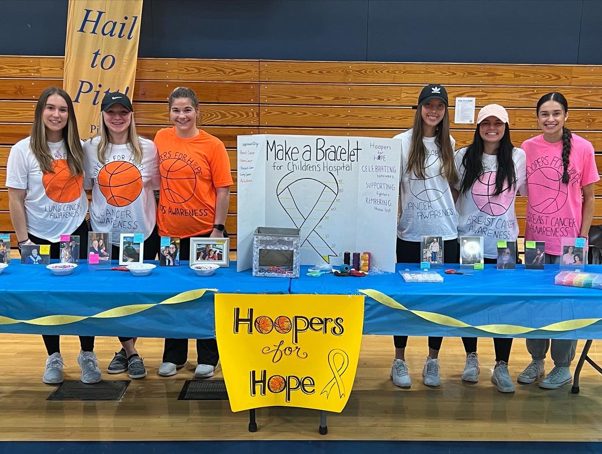 UPG_WBB's tweet photo. Our freshmen participated in the Relay for Life held on campus this past Friday!
#HoopersForHope🎗️💙 https://t.co/H71oXOksWB