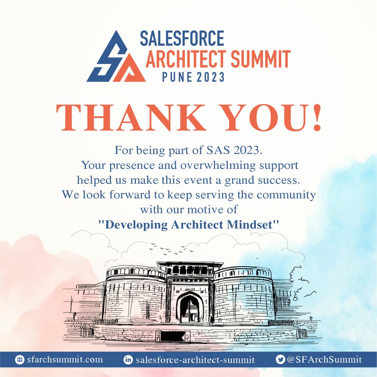 From brainstorming to breakthroughs,the #SAS23 was a blast! A big shoutout to all the awesome attendees who made this event a huge success Please keep an eye on your email for the event survey and photographs,and don't forget to share your feedback with us! #SAS23 #sfarchsummit23