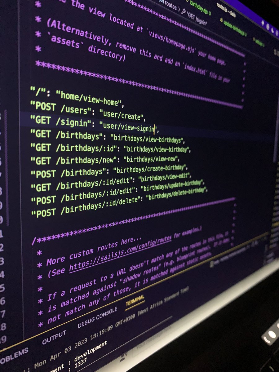 geekiedj's tweet photo. Completed CRUD functionality in my app, working as expected. 

Next up is work on the reminder logic. My plan is to utilize sign-in email address to send reminders to users for their saved birthdays https://t.co/0onp22cfu3