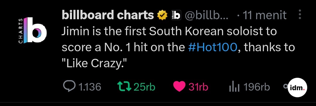 -idm AKU SELALU PERCAYA KARMA IS AN ARMY. AHAHA AYOK HATERS TERUSIN AJA KELAKUAN KALIAN ITUHHH, TIDAK AKAN MENGUBAH APAPUN YANG BTSARMY CAPAI🔥💜