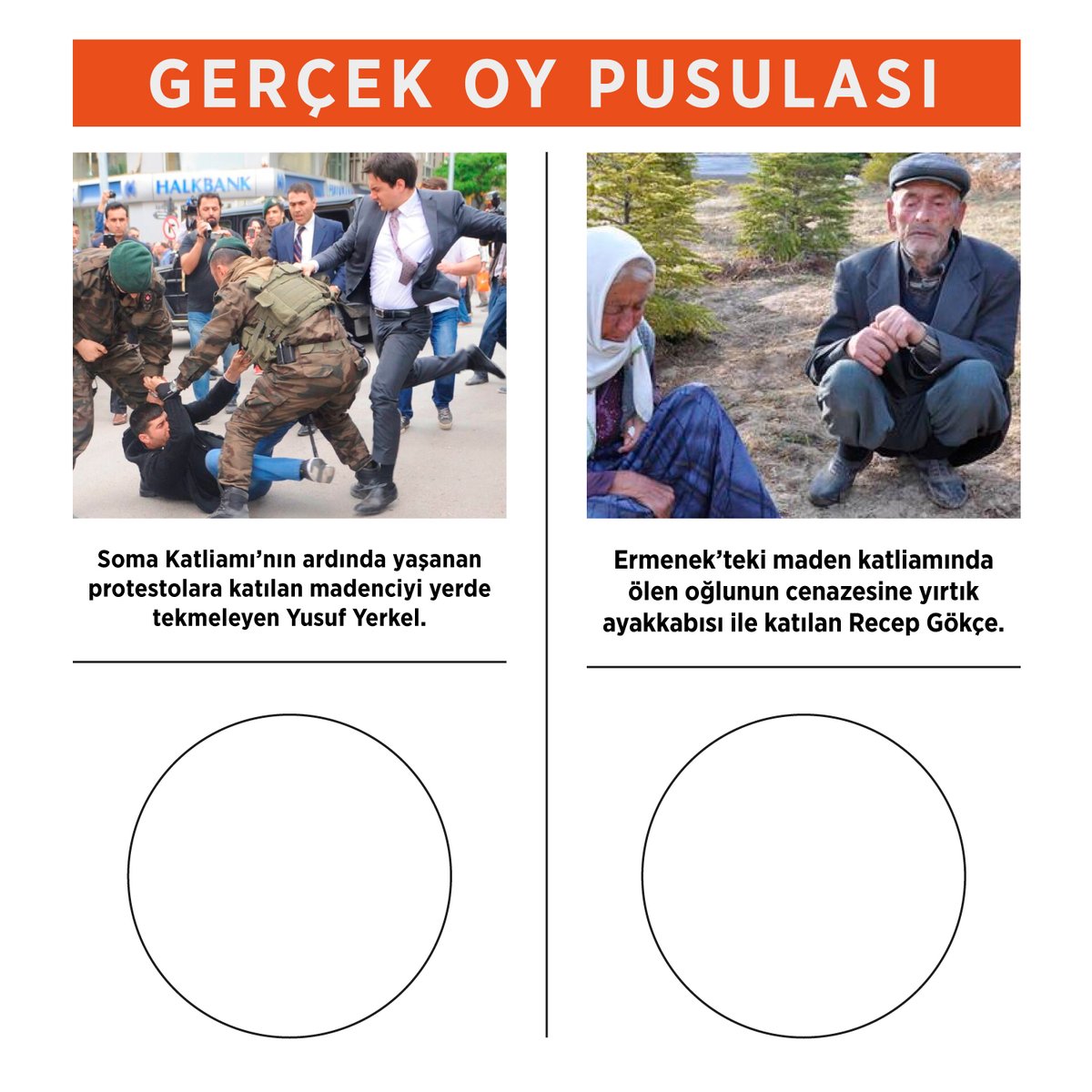 Ermenek'teki maden katliamında oğlunu yitiren Recep Gökçe koronavirüs nedeniyle yaşamını yitirdi.

Yoksulluk ve sefaler kader değil. Seçim sizin.