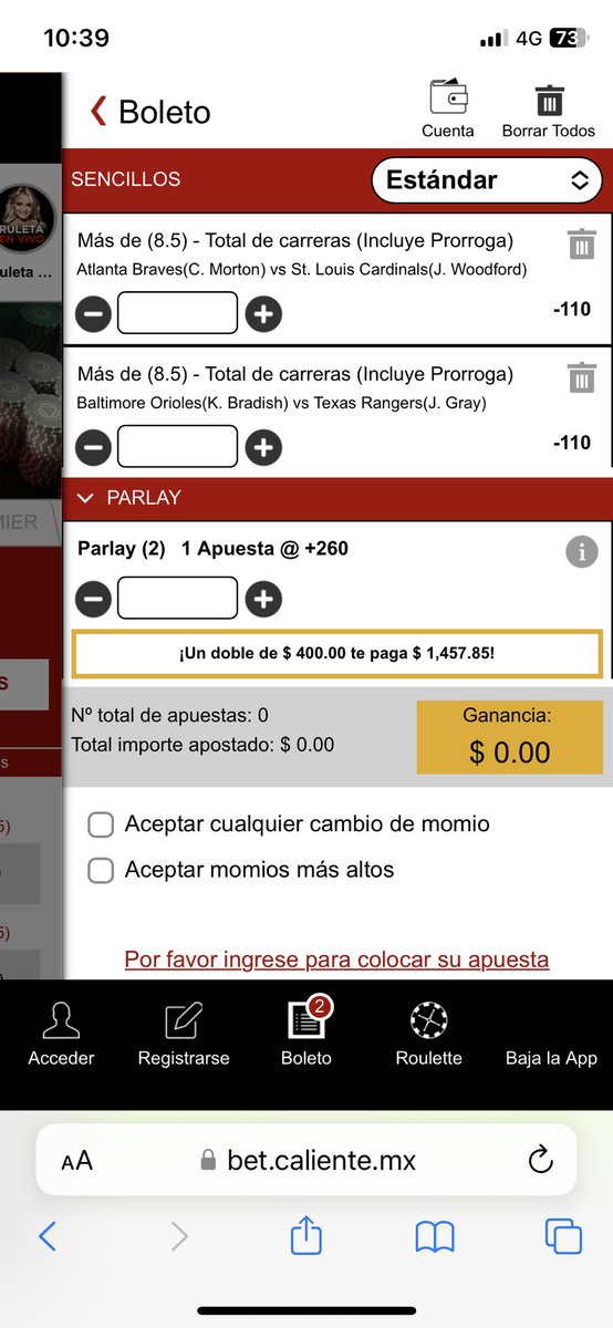 PicksTyson's tweet photo. Buenos días plebes ☀️

Ayer perdimos con los #Dodgers ❌

Hoy jugaré un parlay +260 son 2 altas de todo el partido 👍🏻

Que tengan suerte en sus picks 🍀 https://t.co/ZPKwmQjMNJ