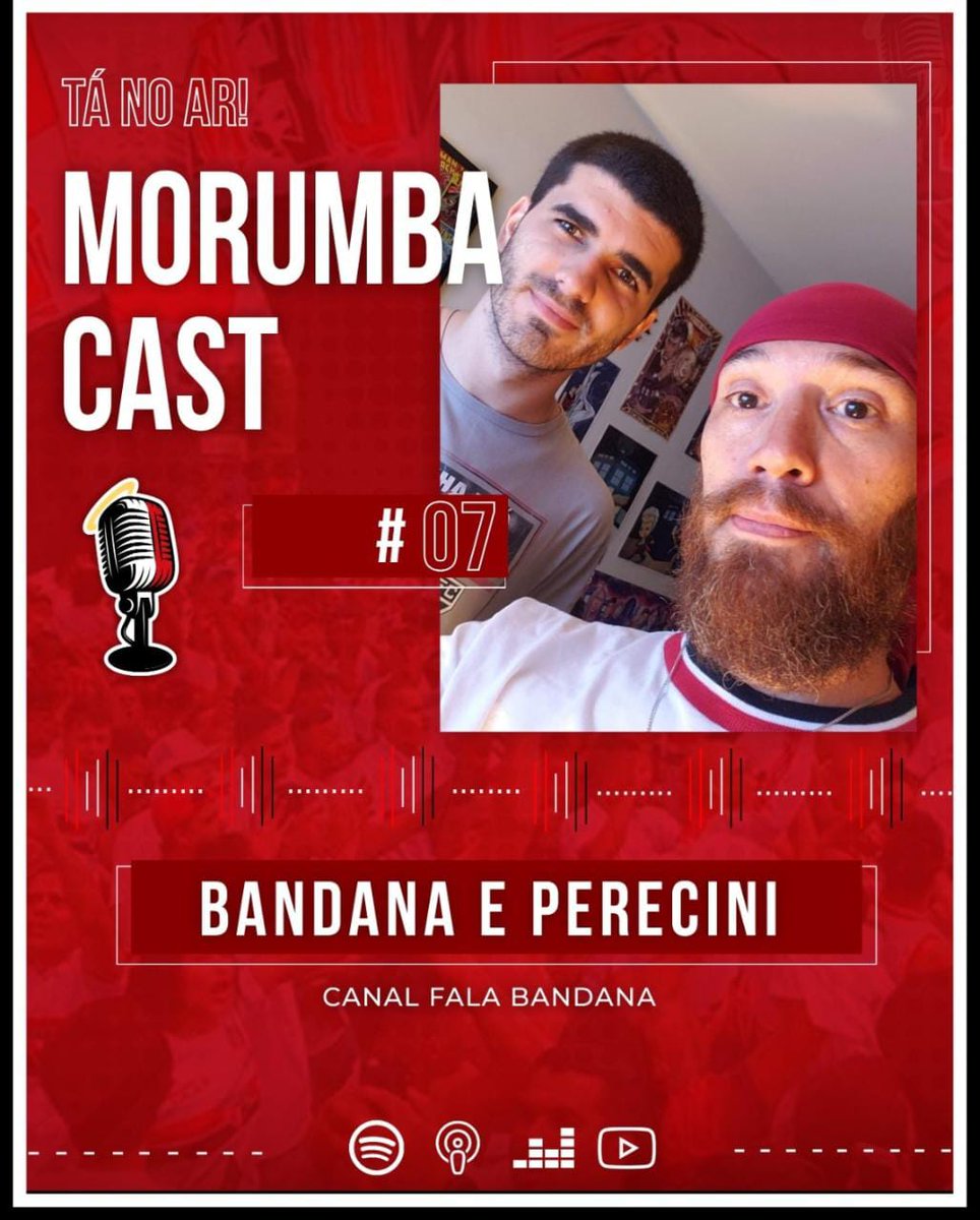 MorumbaCast's tweet photo. Morumbacast #07 com @falabandana  e @gperecinispfc  já está no ar, clica no link e vai curtir a ótima resenha com os brabos.

https://t.co/9bplOlwx5l https://t.co/FWdza8KM5o
