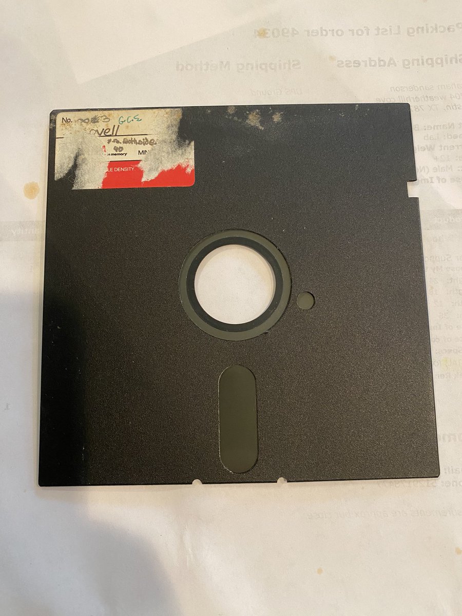 Clearing my parents house in England, I was sad that my box of disks had been thrown out at some point. Just realized however that the Viglen drive I had brought to US a while back still had a disk in it! Let’s hope it’s a good one. First step is getting my Beeb working again