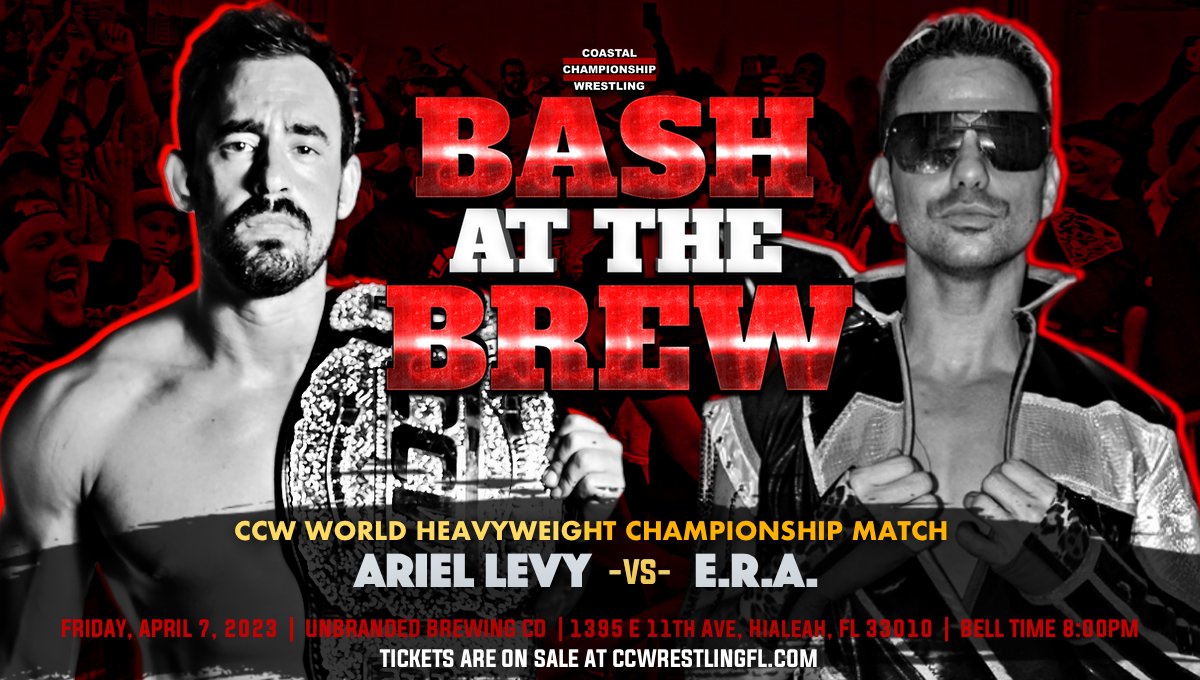 FRIDAY IN HIALEAH 

Get your tickets here: coastalchampionshipwrestlingfl.com/events-1/bash-…
