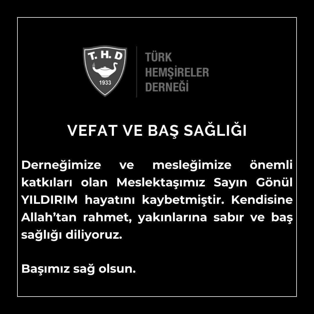 Türk Hemşireler Derneği (@thd_genelmerkez) on Twitter photo 