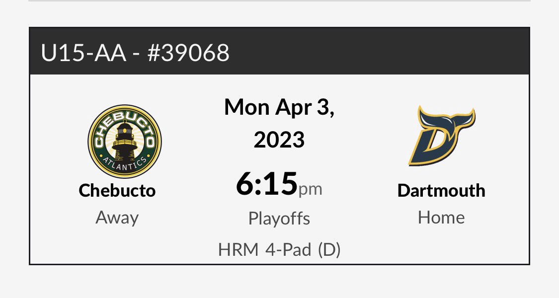 dwmhamarketing's tweet photo. Keep it rolling U15AA!!
Tonight is the CMHL playoff championship for this team - they are going for the banner!!! Let’s fill the rink (HRM 4 Pad - Rink D)and cheer them on!!! Good Luck, Whalers!! 🙌🏼🙌🏼💛💙 #cmhl #goingforgold #blueandGOLD #letsgo https://t.co/tbKUcEeBuz
