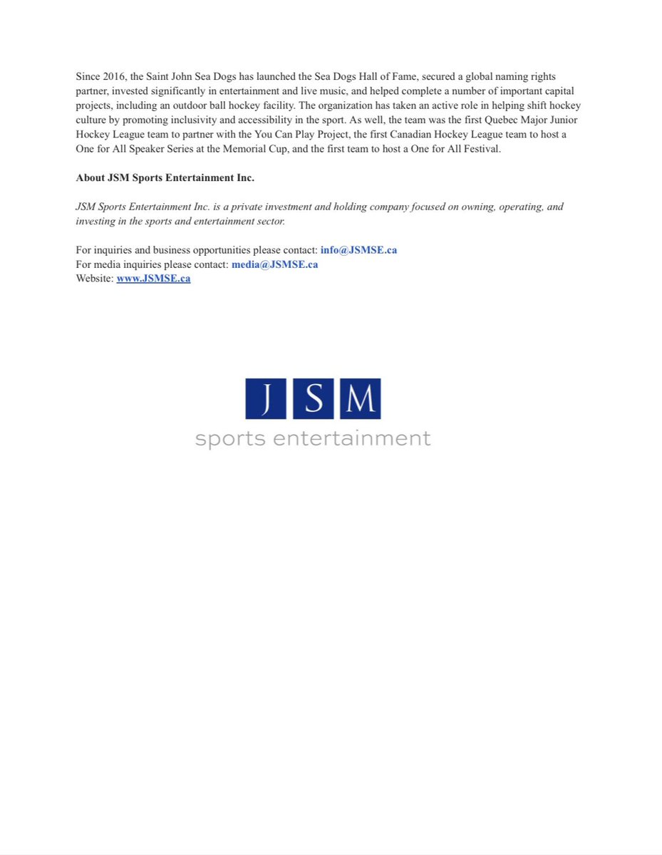 Introducing Trevor Georgie, President and CEO of JSM Sports Entertainment.