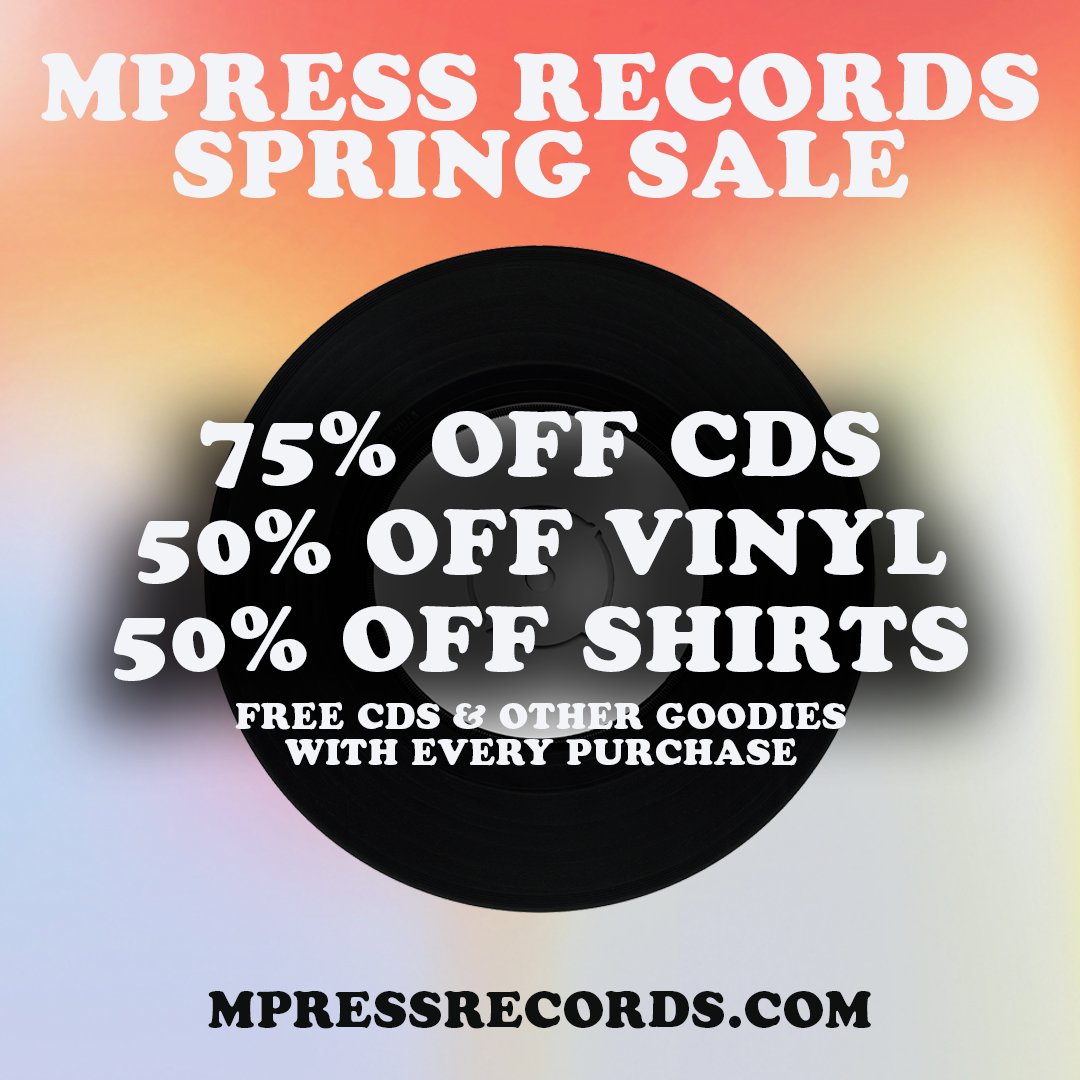 Happy #MusicMonday & Happy Spring! The weather is changing & it's time for Spring Cleaning. Our Spring Sale is in full swing so be sure to head to bit.ly/MPressStore to grab 50% off Vinyl & T-Shirts & 75% off CDs for a limited time! Shop now at bit.ly/MPressStore