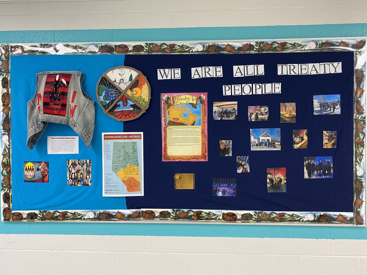 edwith_y's tweet photo. My Indigenous studies class finished revising our board! Added MMIW info in preparation for May 5th! We are all treaty people. 🧡✊🏽 #MMIW #wearealltreatypeople @WmEHay @clearviewpublic https://t.co/DHQZO6VqRM