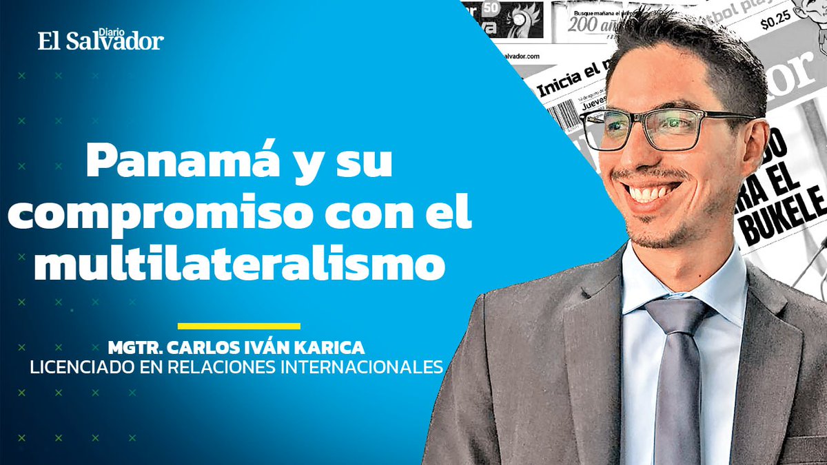 elsalvador's tweet photo. #DePalabra

Carlos Iván Karica: «El istmo panameño continúa con este enfoque de participación global efectiva hasta el día de hoy, participando activamente en el Grupo de Gobernanza Global (3G)».

🧐📰 https://t.co/0y9i6pwEhS https://t.co/kzZSisYPlL