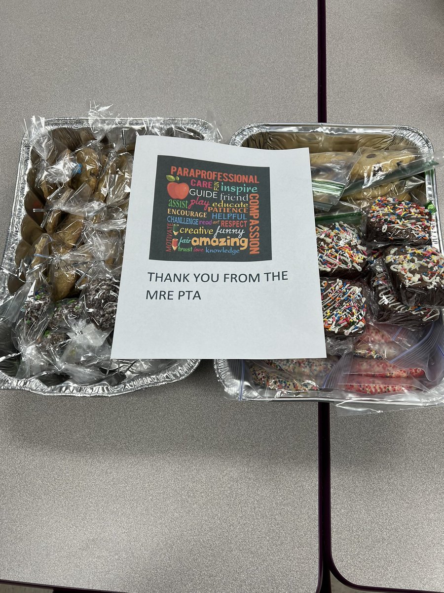 Today <a href="/MRElem/">Margaret Ross Elementary</a> celebrates our AMAZING #paraprofessionals. We couldn’t do it without you! Thank you for being awesome! <a href="/HopewellAreaSD/">Hopewell Area School District</a> #VikingPRIDE #paraprofessionalappreciationday