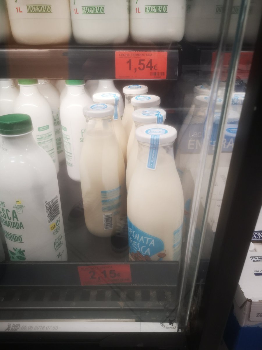 El mejor momento del año es cuando <a href="/Mercadona/">Mercadona</a> trae esta maravilla 😋😋😋😍😍😍
#HorchataFrescaTodoElAño