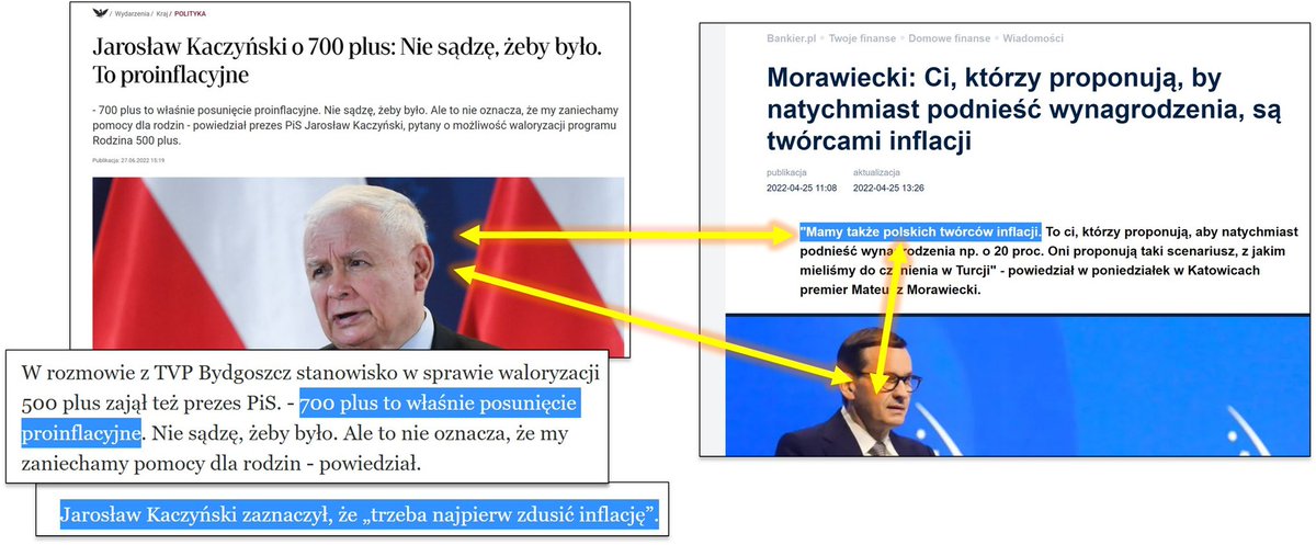 DudSlaw's tweet photo. #700Plus @pisorgpl zgodnie z analizami prezesa Kaczyńskiego i definicją p. Morawieckiego oznacza wzrost inflacji. Oznacza, że @pisorgpl to "krajowi twórcy inflacji". To oznacza drugi Budapeszt po wyborach, czyli ponowny skok inflacji👇. Kto jeszcze chce dołączyć do grona „krajowych twórców inflacji”?