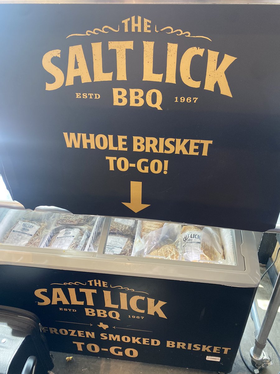 why am I arguin with my gf whether or not we need to bring home 5 of these? 

only 100 a pop for airport brisket