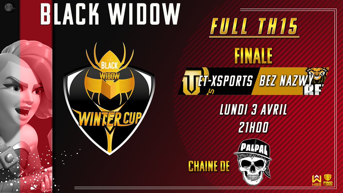 Get ready for an epic showdown as ET-XSPORTS takes on BEZ NAZWY in a Full TH15 FINAL stream! Don't miss a second of the action - tune in to Papal's channel at 

twitch.tv/palpal_coc 

To catch these two titans clash in an intense battle for supremacy! 

#ClashOfClans #ETXvsBEZ