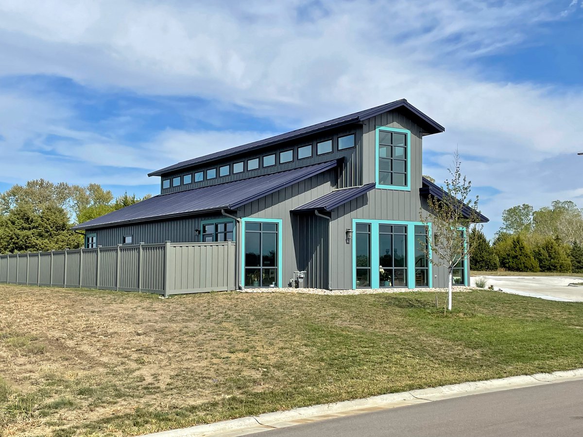 LesterBuildings's tweet image. Our third 2022 NFBA Building of the Year award winner is this stunning Montessori project completed by our dealer, Prairie Building Systems, Inc. This project won in the Institutional category. 
#LesterBuildings #BuildingoftheYearAward #InstitutionalBuilding