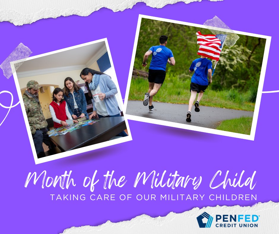 It's Month of the Military Child -- a time to celebrate the 1.6 million military children who face unique challenges because of a parent's service. We are proud to partner with organizations like @OurMilitaryKids & @wearblue dedicated to enriching military children's lives.