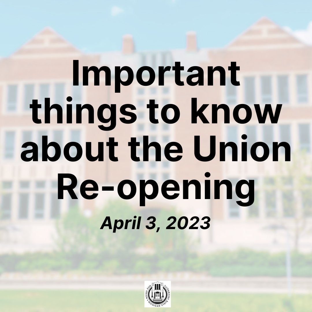 MSU Union tweet media