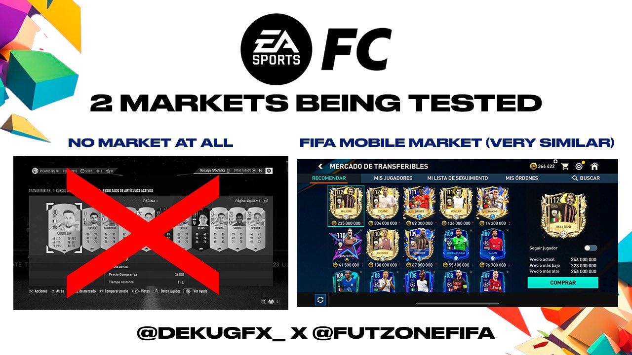 EA Sports FC pode ter mercado unificado no Ultimate Team, diz leaker, fifa