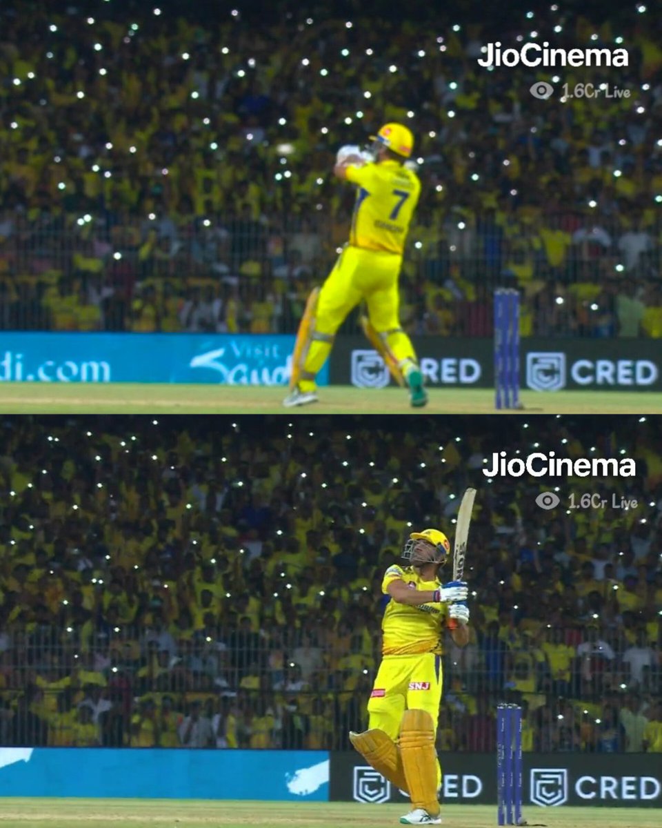 imDhoni_fc's tweet photo. Moment of the day ....

The last minute sixer from Thala 

Retweet if you watched it

📸 Jio cinema #MSD
#Dhoni https://t.co/Kol1YgR8AJ