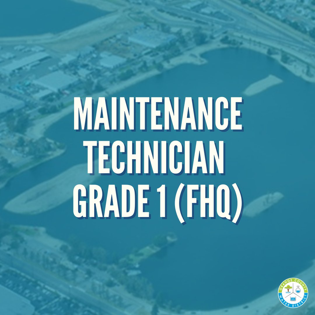 We’re hiring! Check out ocwd.com/careers to learn about the exciting roles currently available at the District.