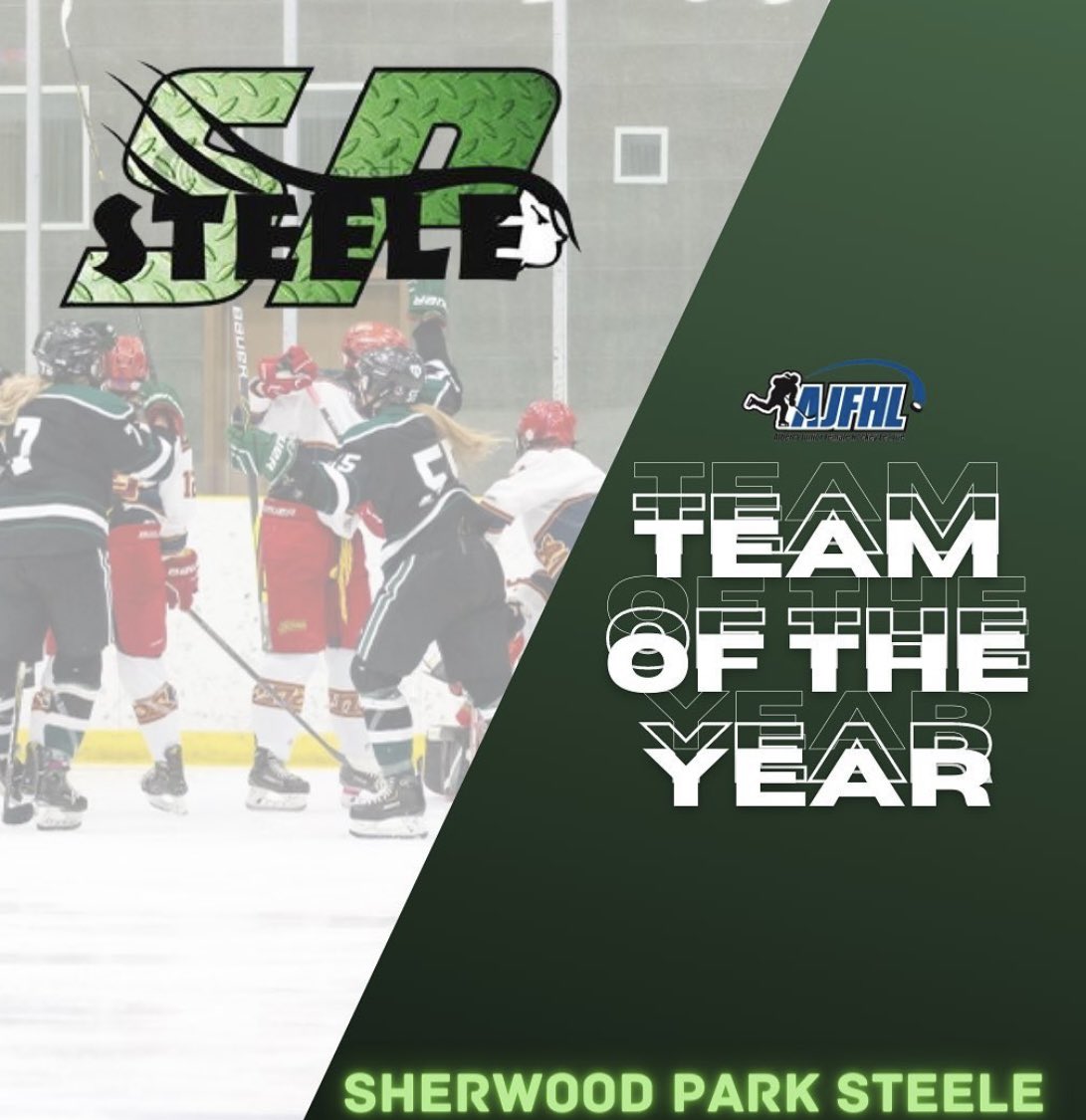 SherwoodParkSt2's tweet photo. STEELE AWARDS!!
Congratulations to Jamie-Lee Spady on the Paige Peach Heart and Soul Award, and to the entire Steele team for the Team of the Year award. Very proud of Jamie and the team for the dedication to the sport of hockey.
#strengthofsteele #letsgosteele https://t.co/8WUMkeXx5m