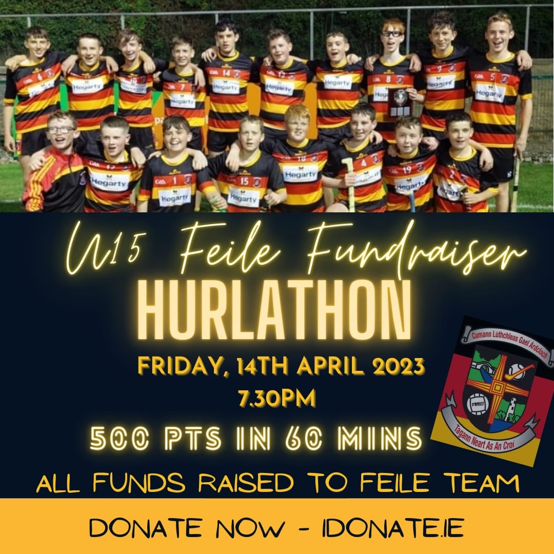 Please support our  U15 Feile Fundraiser, details below!

idonate.ie/fundraiser/U15…