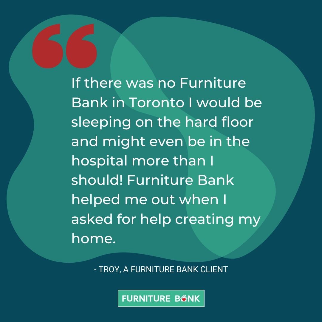 Furniture_Bank's tweet photo. At Furniture Bank, we recognize how essential a place to call home is – not only to rest and recharge, but also for physical and mental wellbeing. That's why we do the work that we do, day in and day out! 

#MondayMotivation #EndingFurniturePoverty https://t.co/gTOKMktu4c