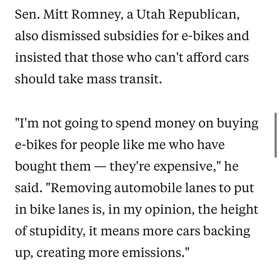 Mitt Romney, AICP: