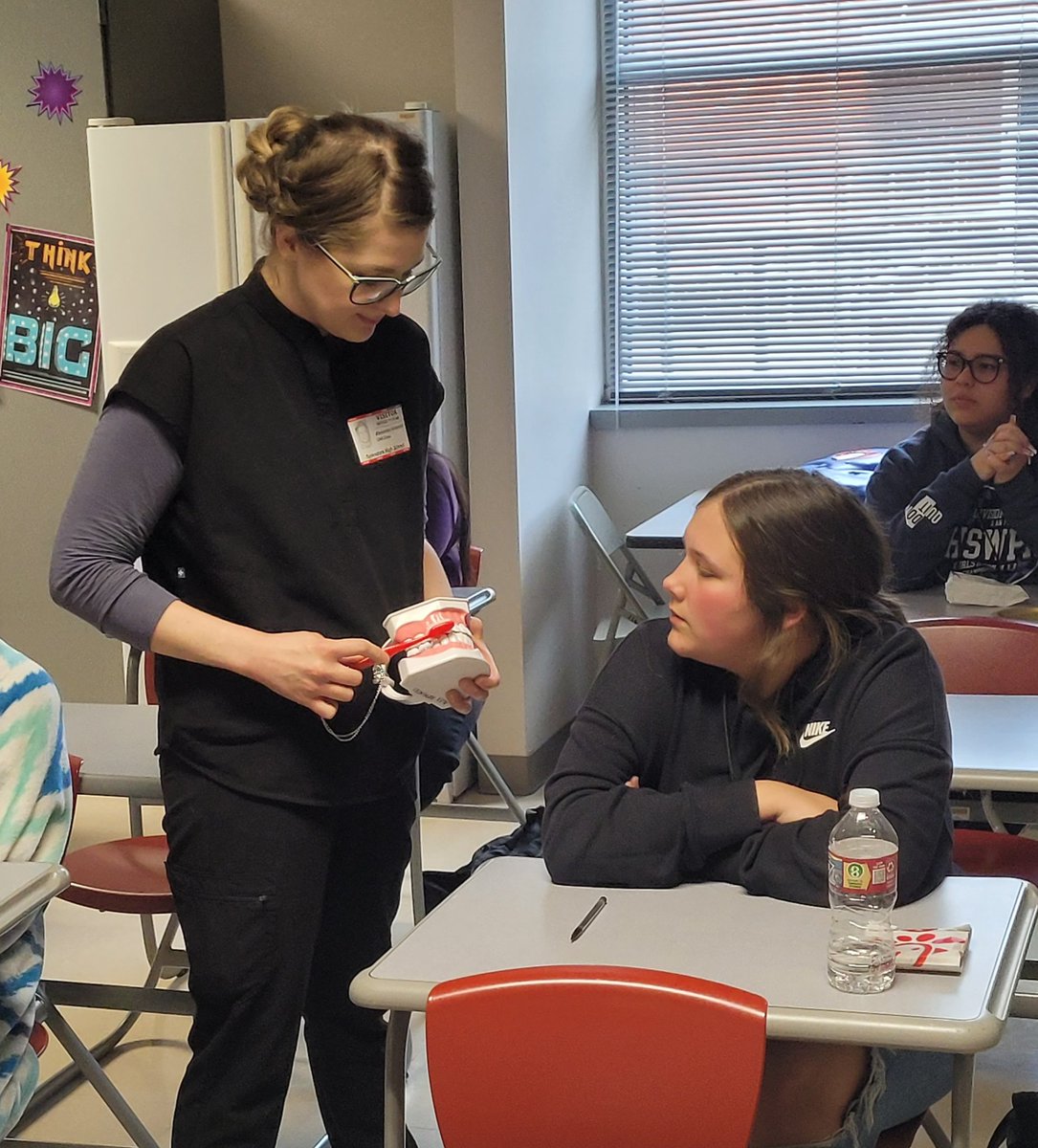 SHSHealthcare1's tweet photo. Health Science students had a great dental health education from Lone Star Dental Hygienist students. @SplendoraHigh @SplendoraISD @SplendoraCTE @lonestarcollege https://t.co/9C93KxZCsS