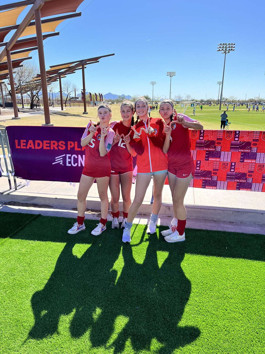 MadisonDegele's tweet photo. This weekend me and @texans08gECNL went to Phoenix Arizona and went 2-0-1 with only one goal against us all weekend! Now we are preparing for Dallas girls international cup starting Wednesday ➡️!!!
@TopDrawerSoccer @ECNLgirls https://t.co/6eDPL2aAbI