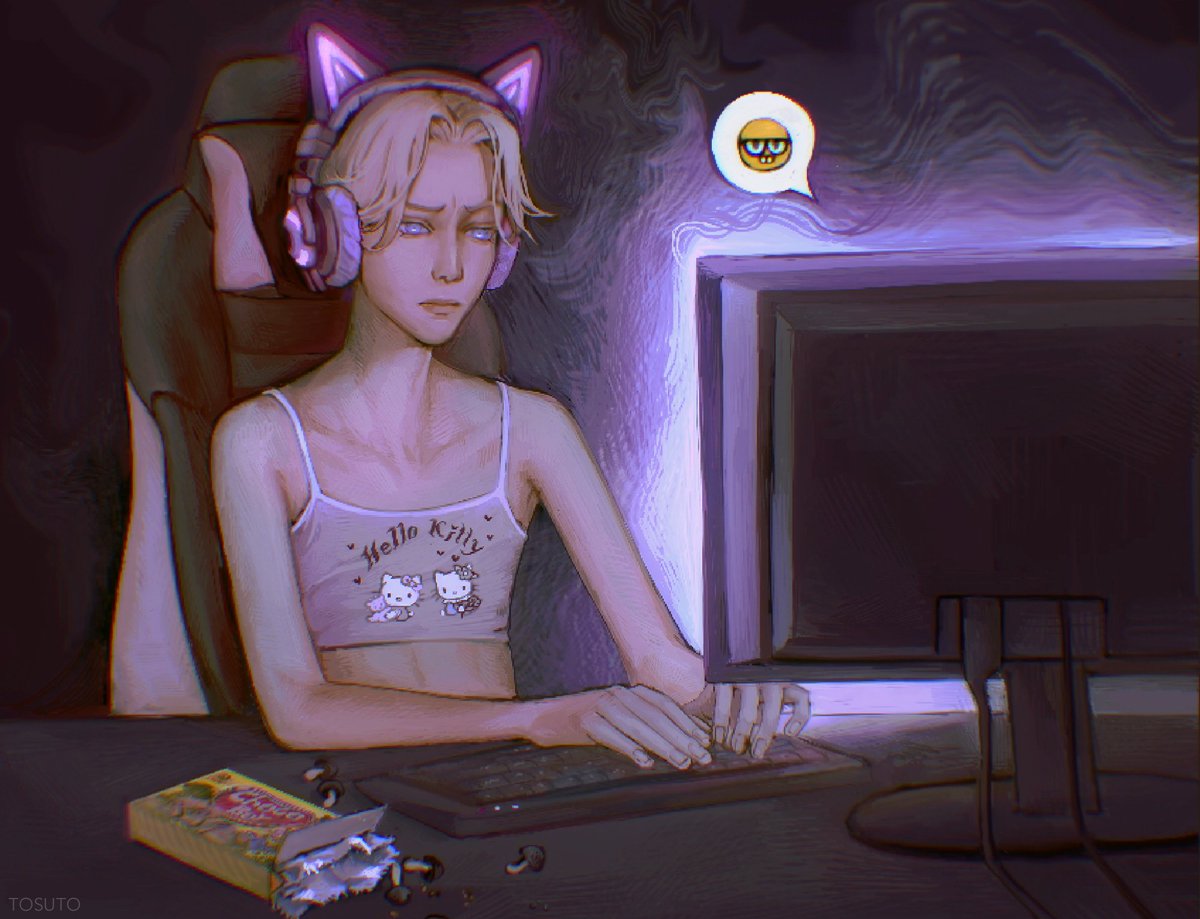 коммишен с дискорд котенком Йоханом Либертом 🤓
#Monster