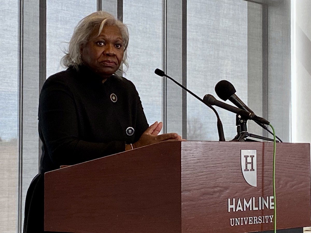 Hamline President Fayneese Miller says announcing her 2024 retirement is a “bittersweet moment.” @MPRnews