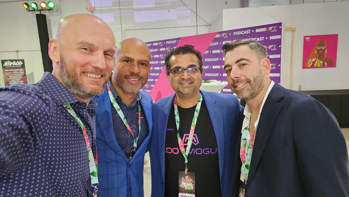 Scenes from a very successful Miami NFT week!

Thank you to panelists Jonathan Herman, Kilay Reinfeld and Raj Rajkotia for participating in such a lively discussion on Sports and The Metaverse with Next League CTO Mike Grushin.

#nextleague #knowwhatisnext #sportsbusiness #nft