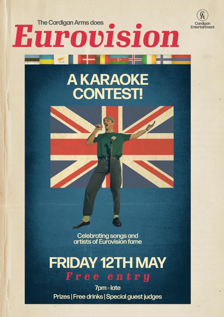 THE CARDIGAN ARMS DOES EUROVISION | FRI 12TH MAY | 7PM TILL LATE

instagram.com/p/CqlMftSMZSh/…