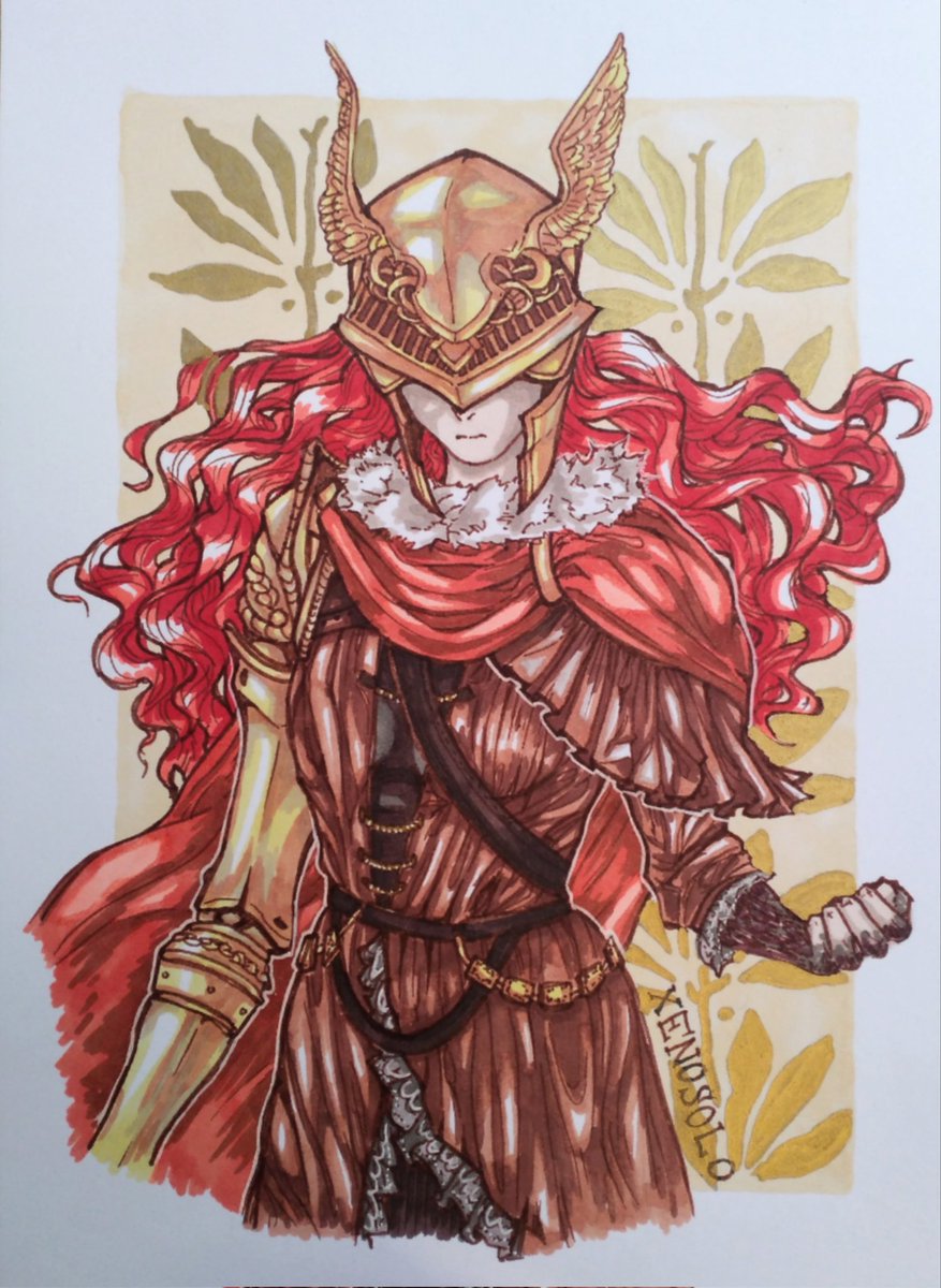 xenosolo1's tweet photo. She's indeed Malenia 🤸‍♀️
#ELDENRING #エルデンリング #artistsontwitter https://t.co/3LFhJ6fHLd